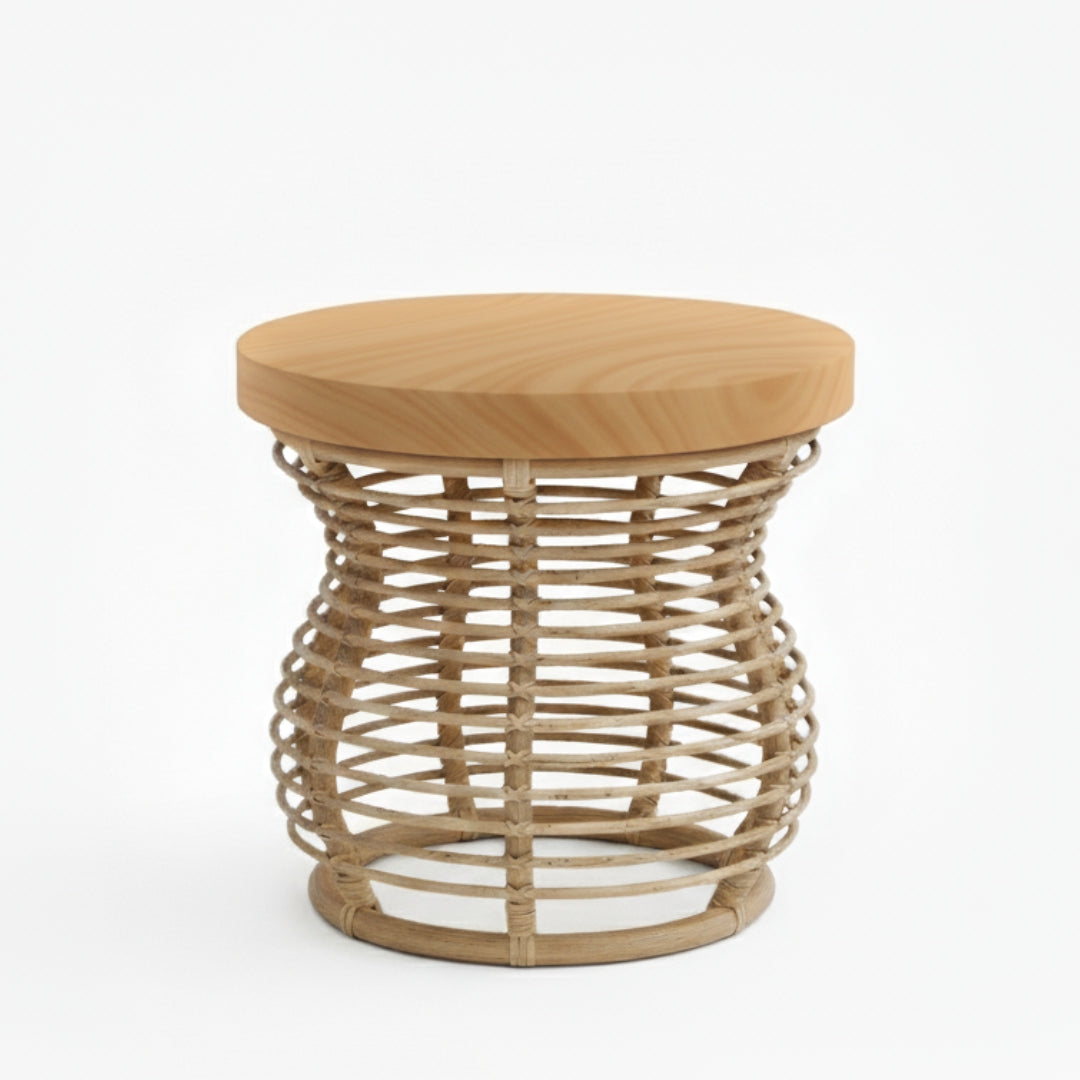 Cane Glow side table